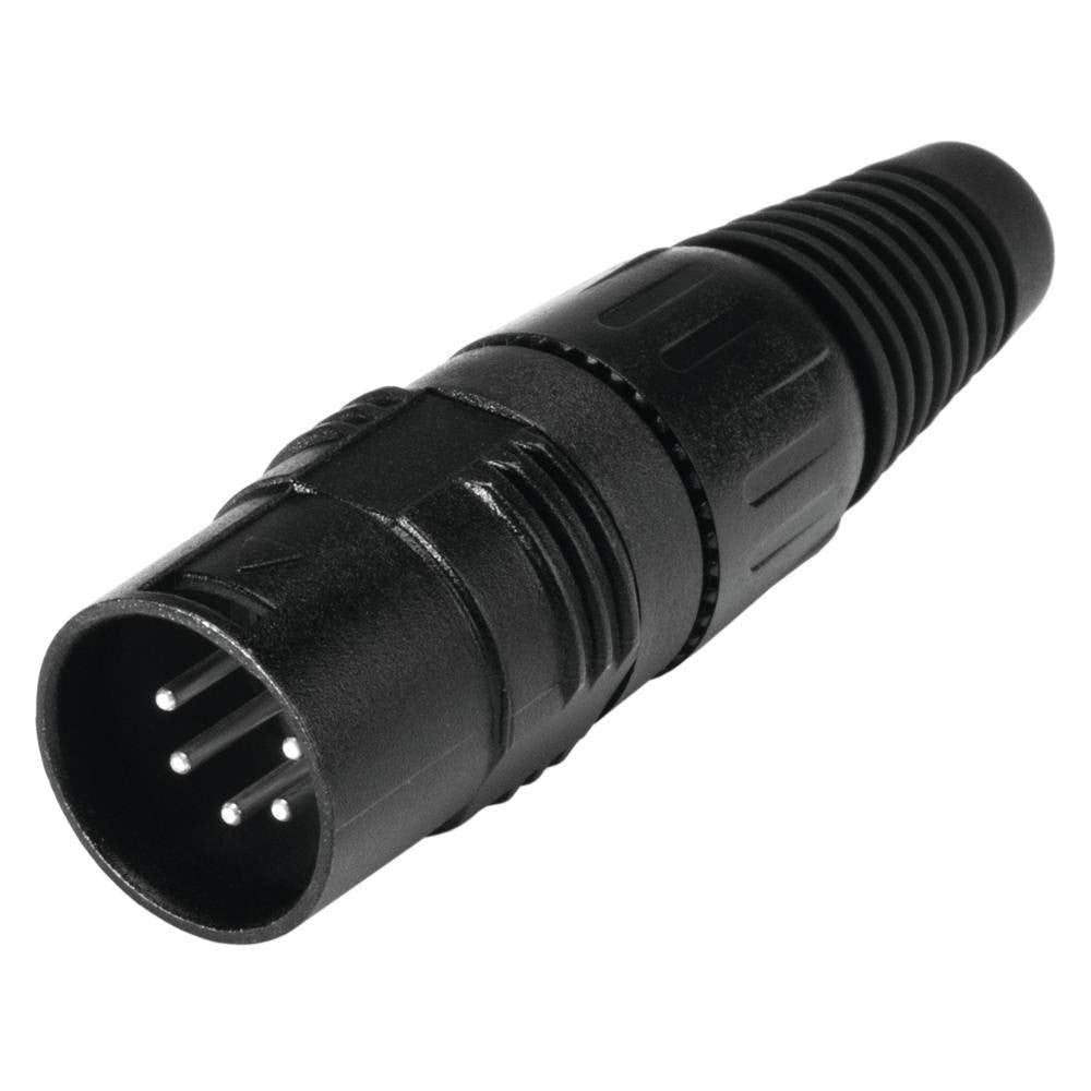 HICON XLR plug 5pin HI-X5CM-B Connettore DMX a 5 pin maschio