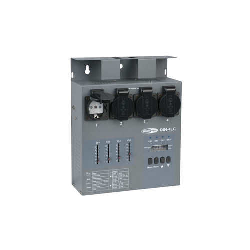 Showtec DIM-4LC 4 canali, 3A per canale, pacco dimmer con controllo locale