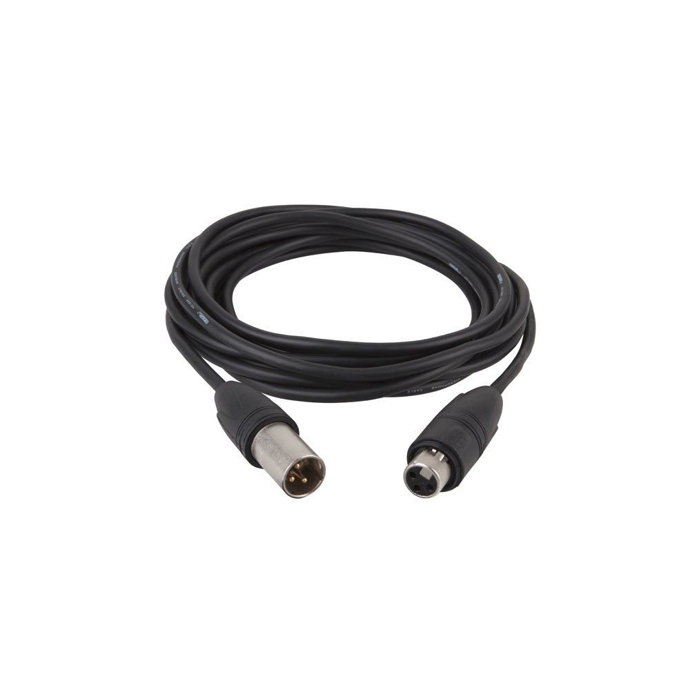 DAP-Audio FL82 - IP65 DMX/AES-EBU XLR/M 3p. - XLR/F 3p. Neutrik 1,5 m XX HD
