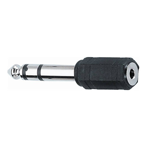 QUIK LOK AD/21 Adaptador de jack estéreo de 3,5 mm a jack estéreo de 6,3 mm hembra