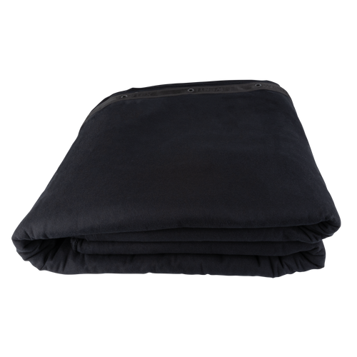 WENTEX Backdrop Stagemolton 320 g/m² 9m, 6m Nero - 600 x 900 cm (L x A) - non plissettato
