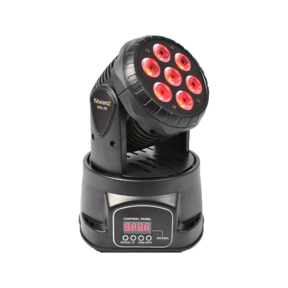 BEAMZ MHL74 Testa mobile Wash LED RGB