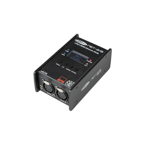Showtec NET-2/5 Pocket Nodo Artnet, 2 canali, XLR, 5 poli
