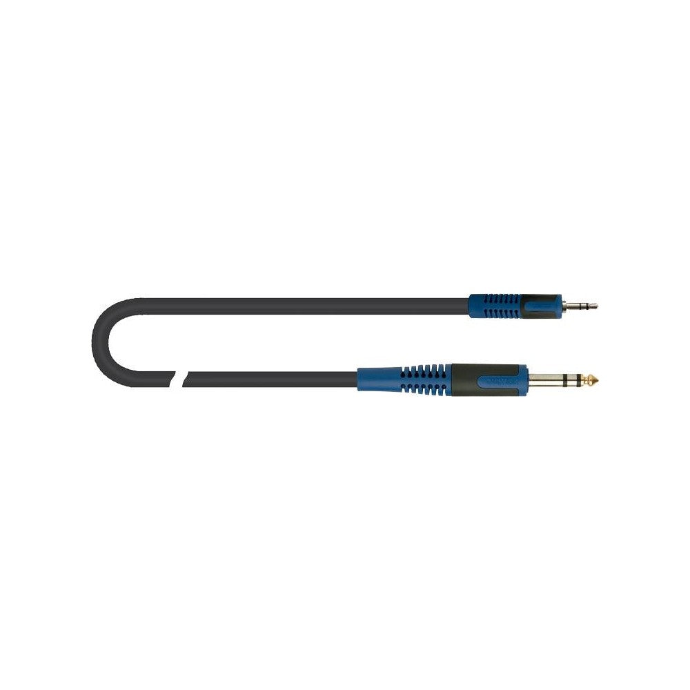 QUIK LOK RKSA139-2 Cavo da Minijack Stereo 3.5" a Jack Stereo 6.3" da 2m