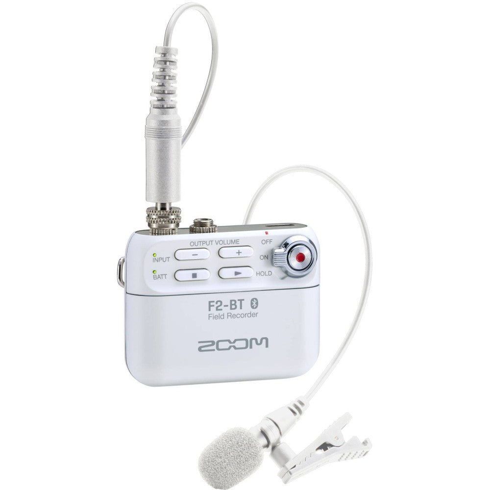 ZOOM F2-BT W Field recorder bluetooth con microfono lavalier