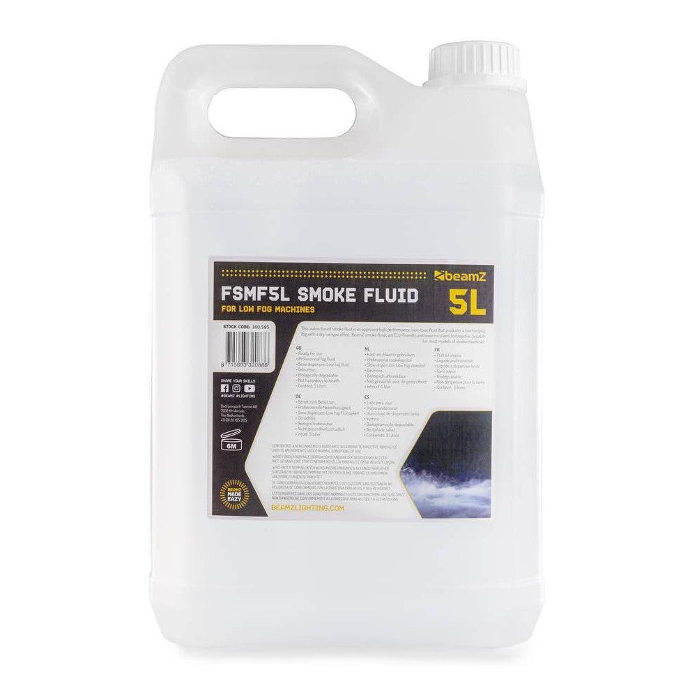 BEAMZ FSMF5L Low Fog Fluid 5lt
