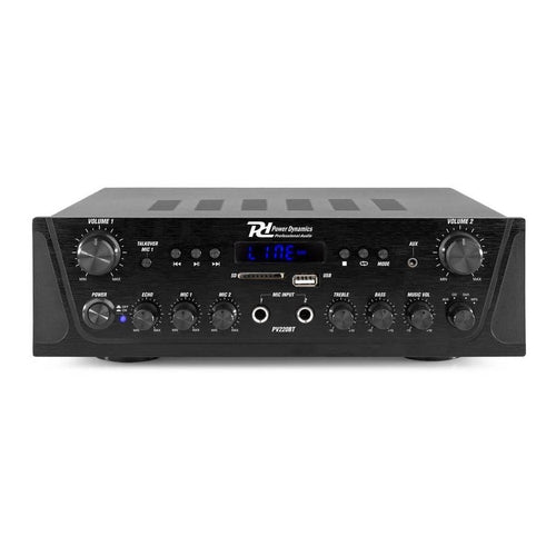 Power Dynamics PV220BT 2CH Amplificatore 2x100W BT