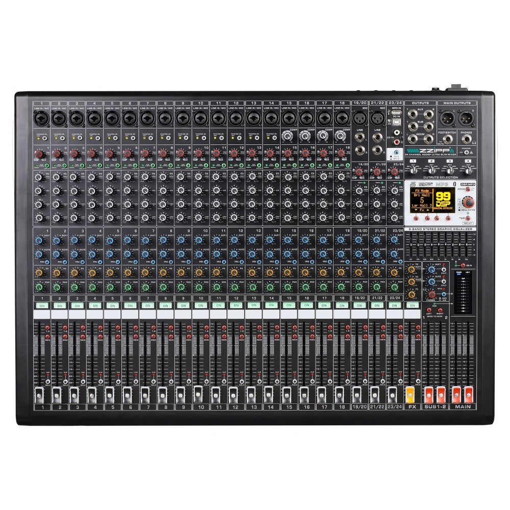 ZZIPP ZZMXPRO24 - Mixer a 24 canali con dsp