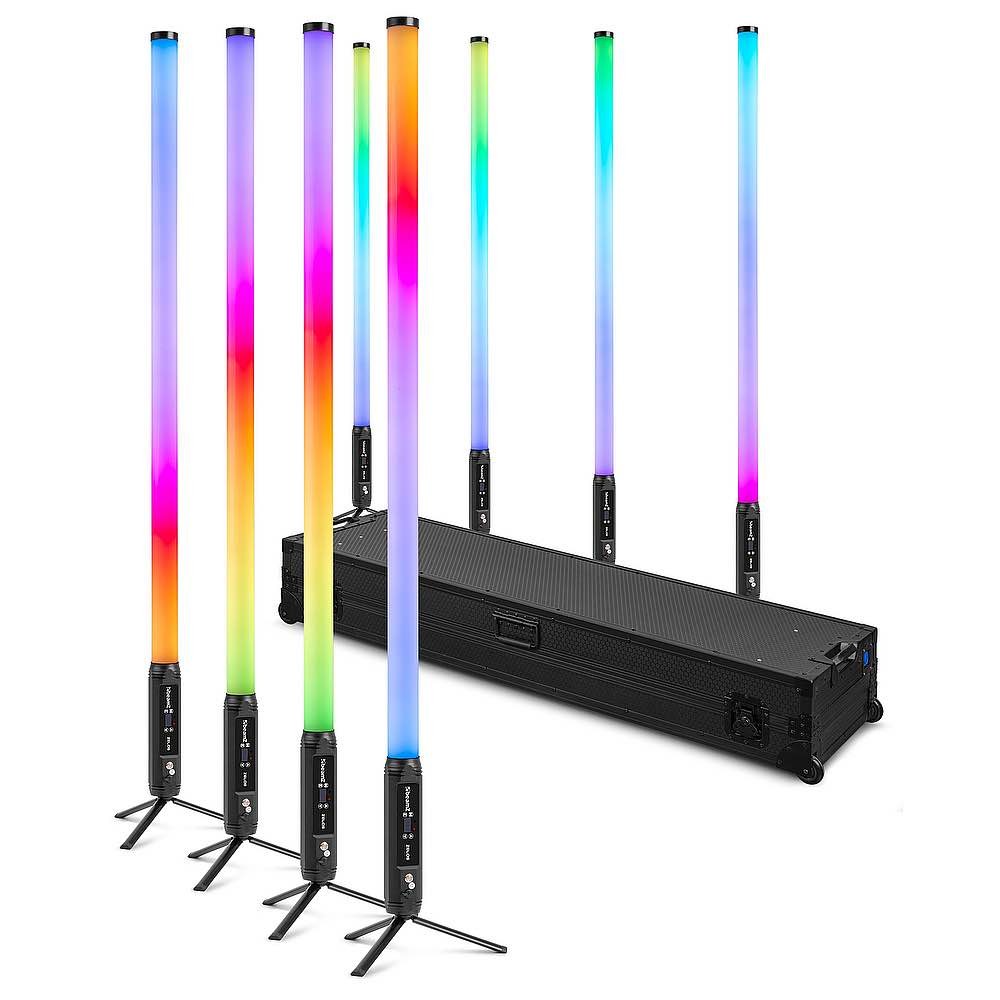 Beamz Zelos Tube 8pcs set in Flightcase