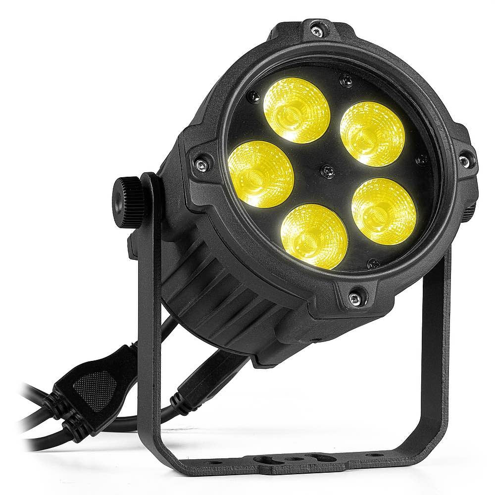 Beamz BWA68 LED AluPAR IP65 5x8W RGBW IRC