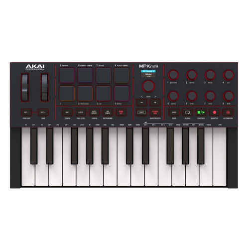 Akai MPK Mini IV Black Controller MIDI 25 tasti mini