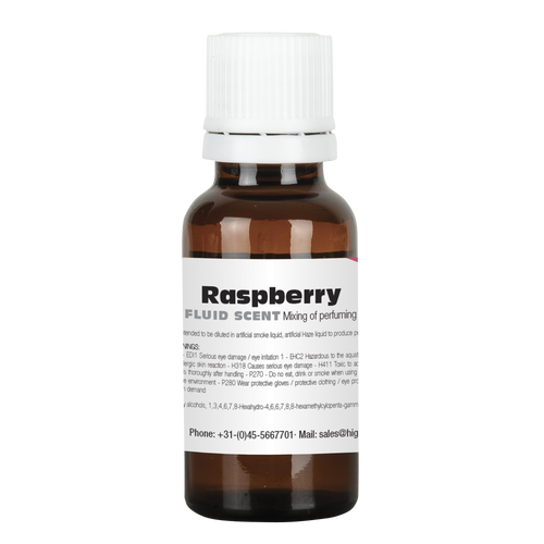 Showgear Fog Fluid Scent Raspberry, 20 ml Lampone, 20 ml