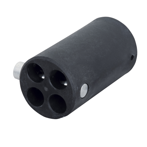WENTEX 4-way Connector Replacement Ø40.6 mm Black Nero