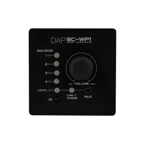 Dap SC-WP1 Black Mando a distancia de pared para control de fuente SC-5.2 - color negro