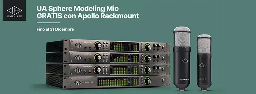 Apollo Rack + microfono Sphere DLX o LX gratuiti