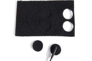 Rycote Undercovers, Black - 30 Undercovers/30 Stickies Original
