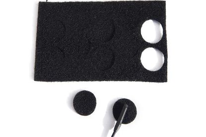 Rycote Undercovers, Black - 30 Undercovers/30 Stickies Original