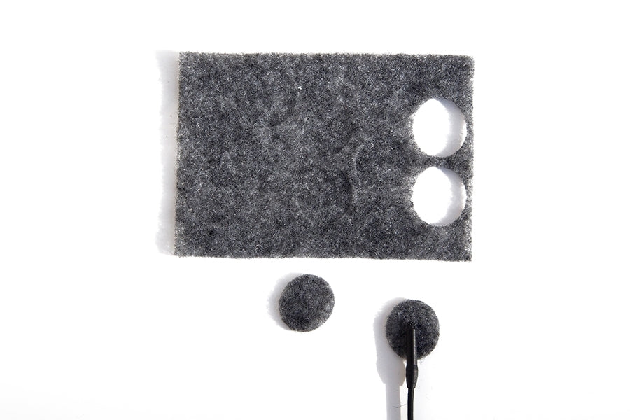 Rycote Undercovers, Grey - 30 Undercovers/30 Stickies Original