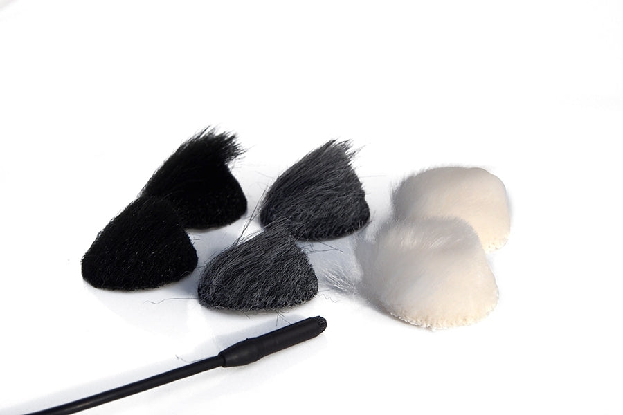 Rycote Overcovers, Mix Colours - 6 fur discs (mixed)/30 Stickies Original
