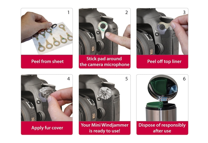 Rycote Micro Windjammer - 30 uses