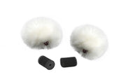 Rycote White Ristretto Lavalier Windjammer - pair