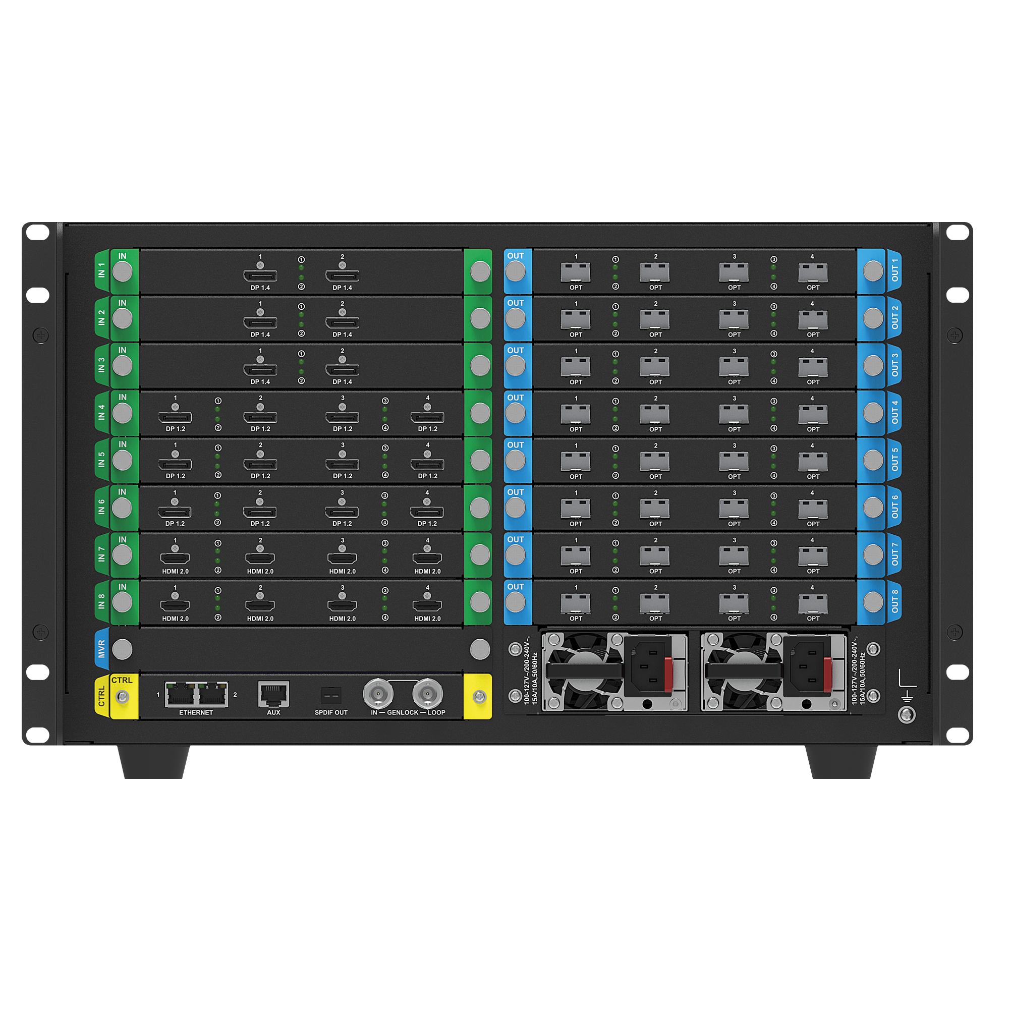 NOVASTAR MX Series 1x 40G Fibre Output Card Supporta fino a 17.694.720 pixel