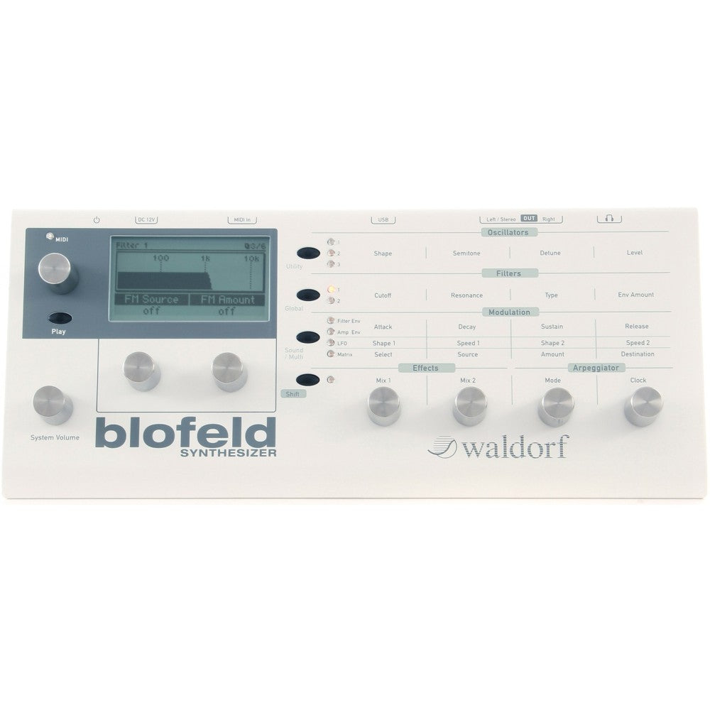 waldorf Blofeld white Modulo Synth Multitimbrico e Arpeggiatore