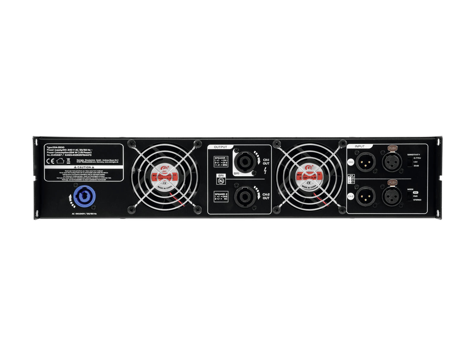 PSSO DDA-3500 Amplificatore