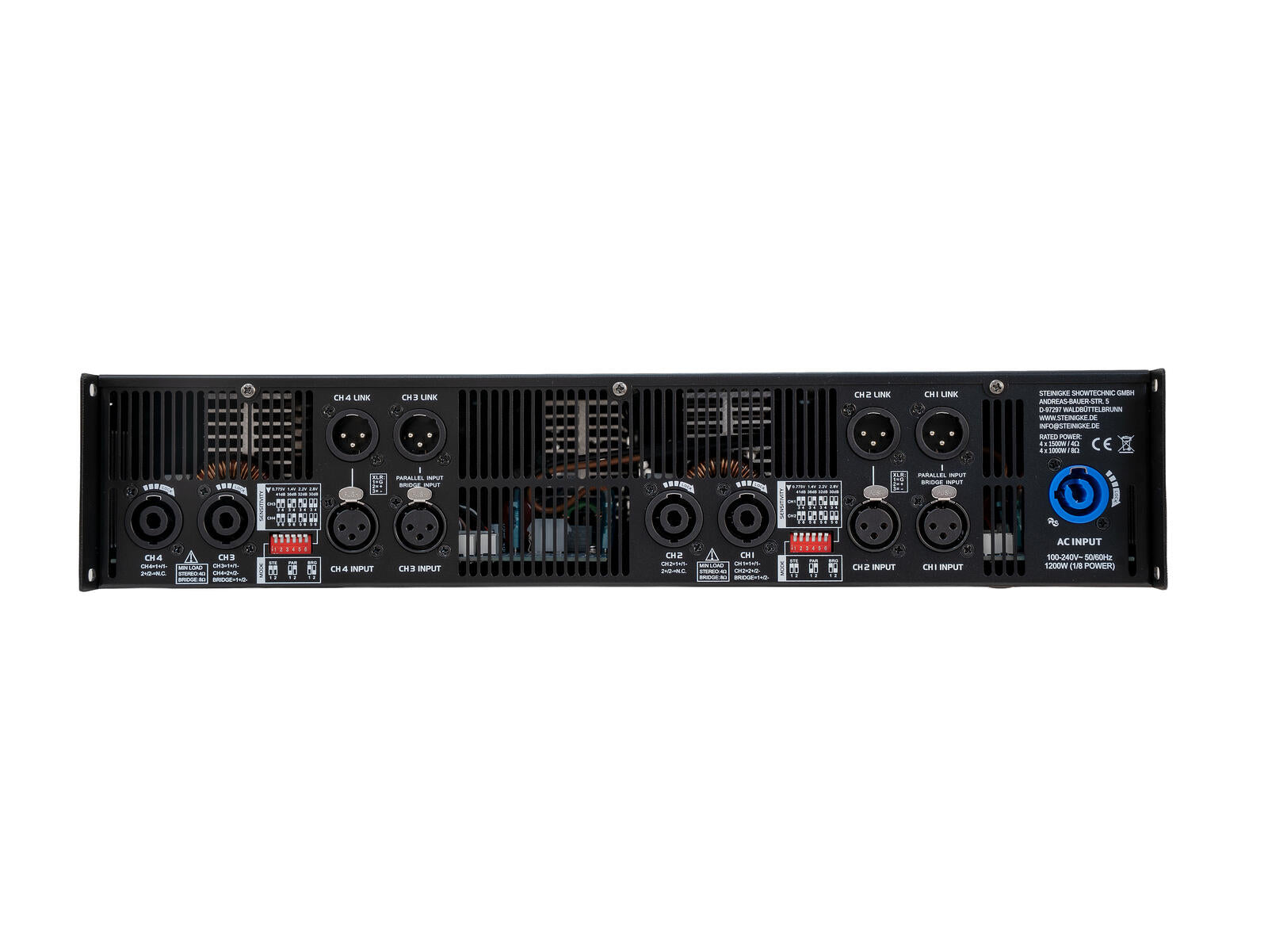 PSSO QDA-6000 MK2 4-channel Amplifier