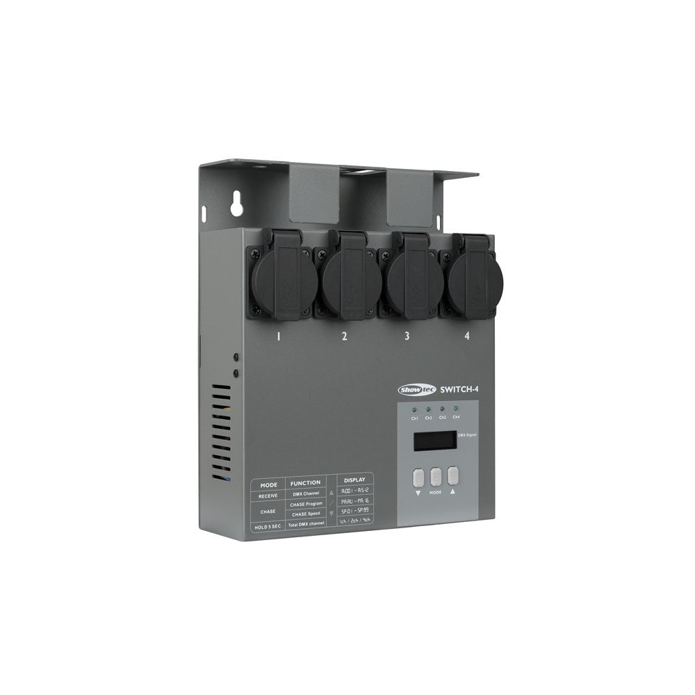 Showtec MultiSwitch DMX-512 a 4 canali. switchpack