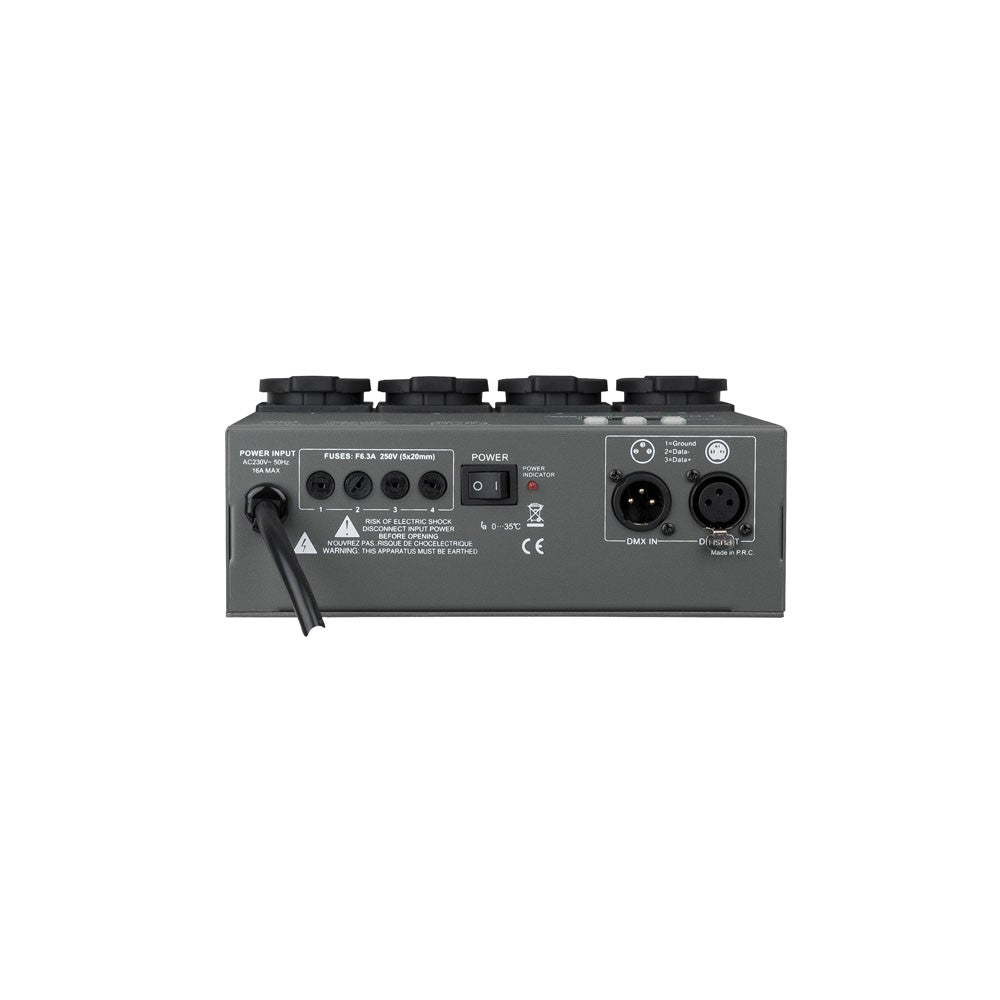 Showtec MultiSwitch DMX-512 a 4 canali. switchpack