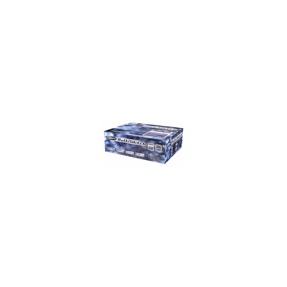Showtec MultiSwitch DMX-512 de 4 canales. Switchpack