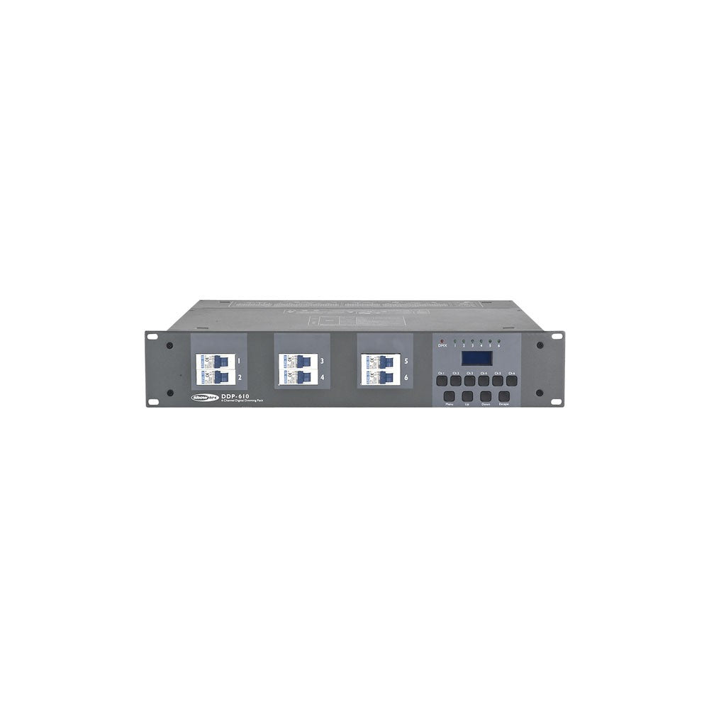 Showtec Showtec DDP-610T DigiDimPack a 6 canali, fusibile 10A, Terminale