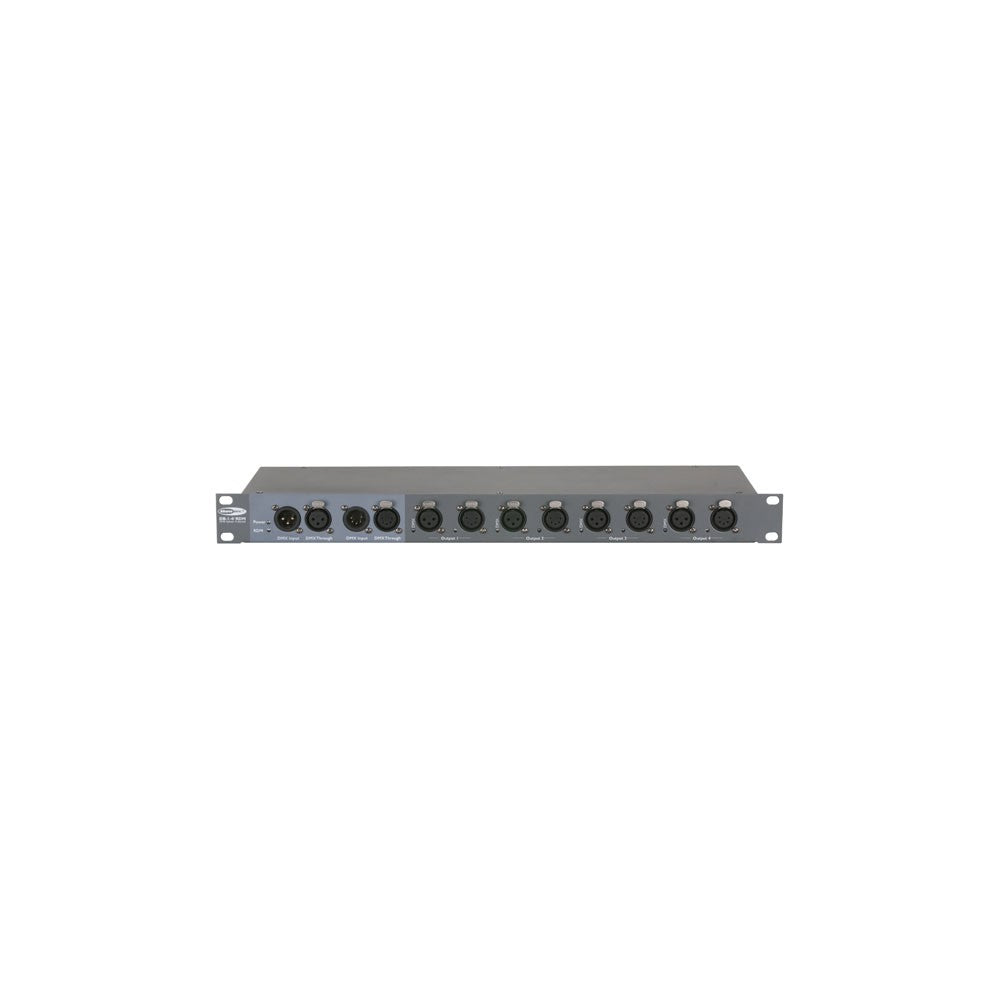 Showtec DB-1-4/RDM Booster DMX a 4 canali, con XLR a 3 e 5 poli RDM