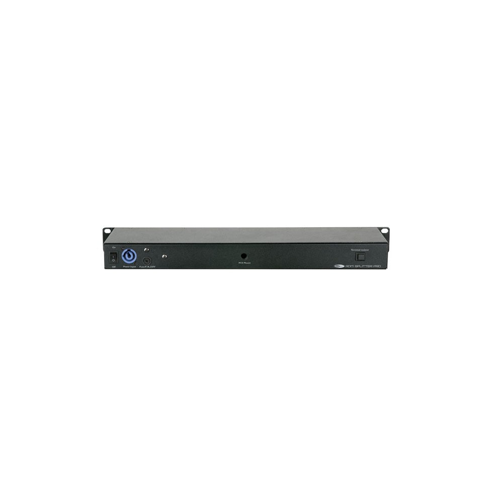 Showtec RDM Splitter Pro Booster DMX a 4 canali, con XLR a 3 e 5 poli RDM