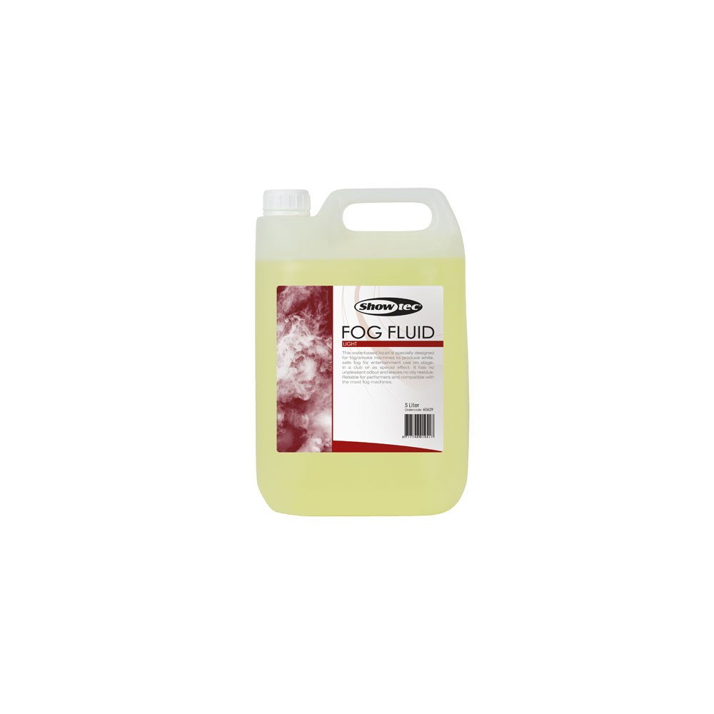 Showtec Fog Fluid Light 5 Litri Liquido per macchine del fumo