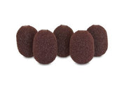 Rycote Lavalier Foams Brown (1 pack of 5)