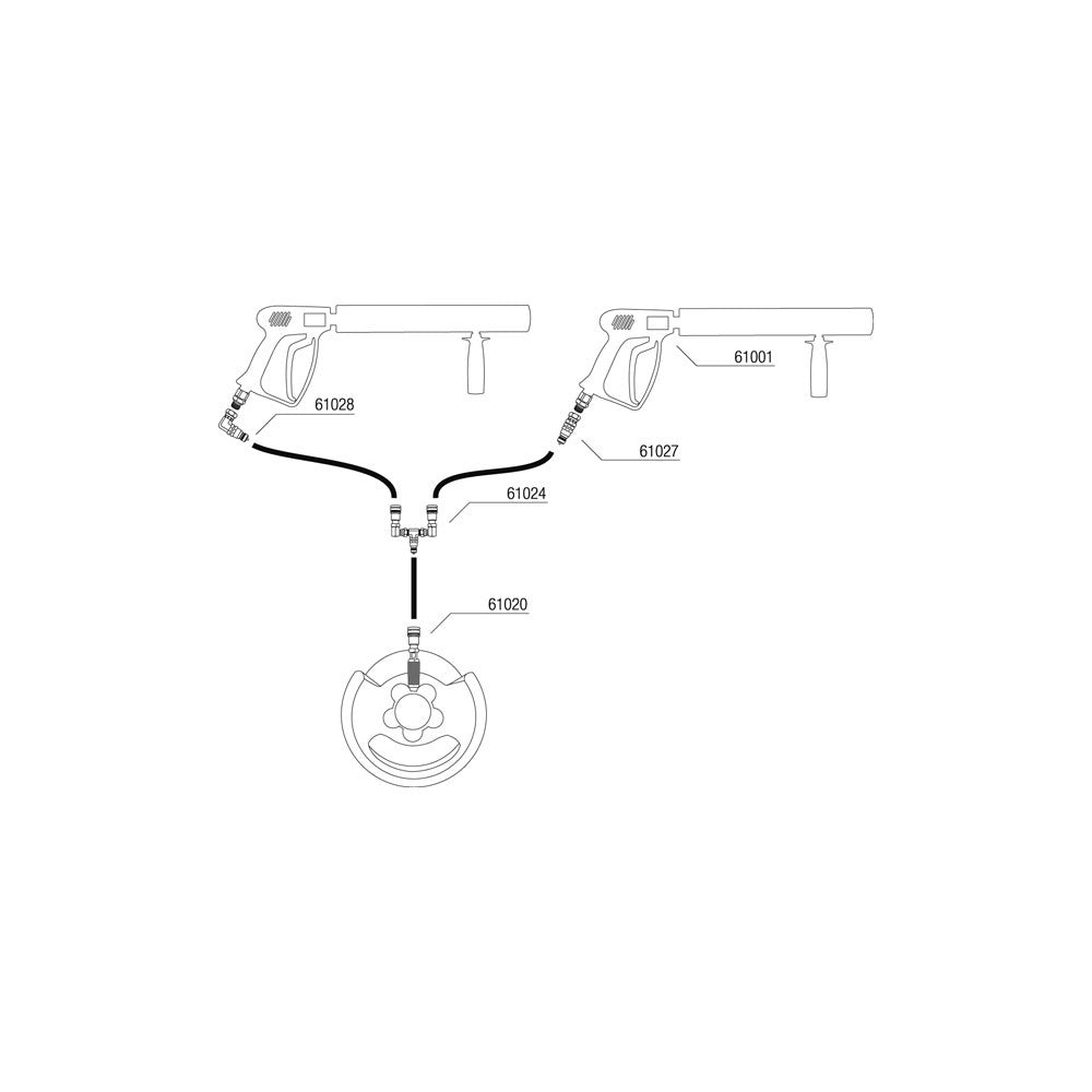 Showtec CO2 Bottle to 3/8 Q-Lock adapter