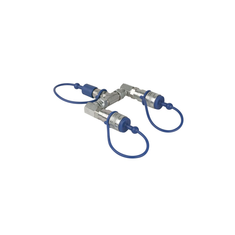 Showtec CO2 3/8 Q-Lock 2-way splitter