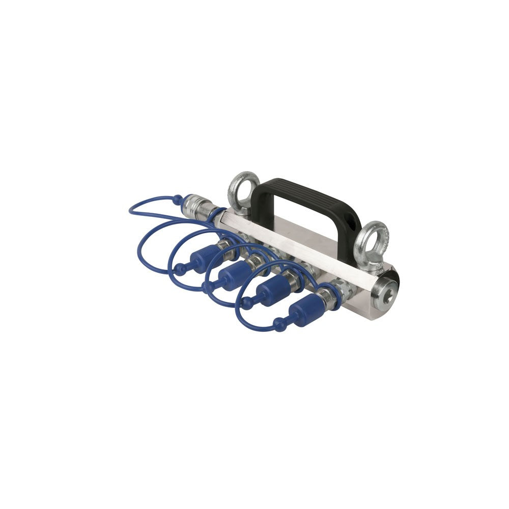 Showtec CO2 3/8 Q-Lock 4-way distributor