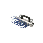 Showtec CO2 3/8 Q-Lock 4-way distributor
