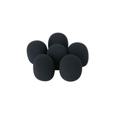 DAP-Audio DWS-66 Microphone Windscreen Set, 6 Pieces Black