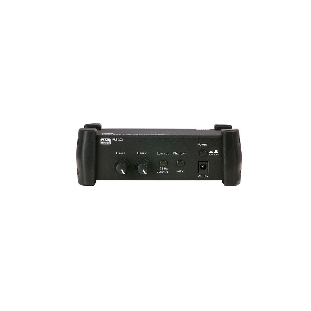 Preamplificador microfónico DAP-Audio PRE-202 de 2 canales