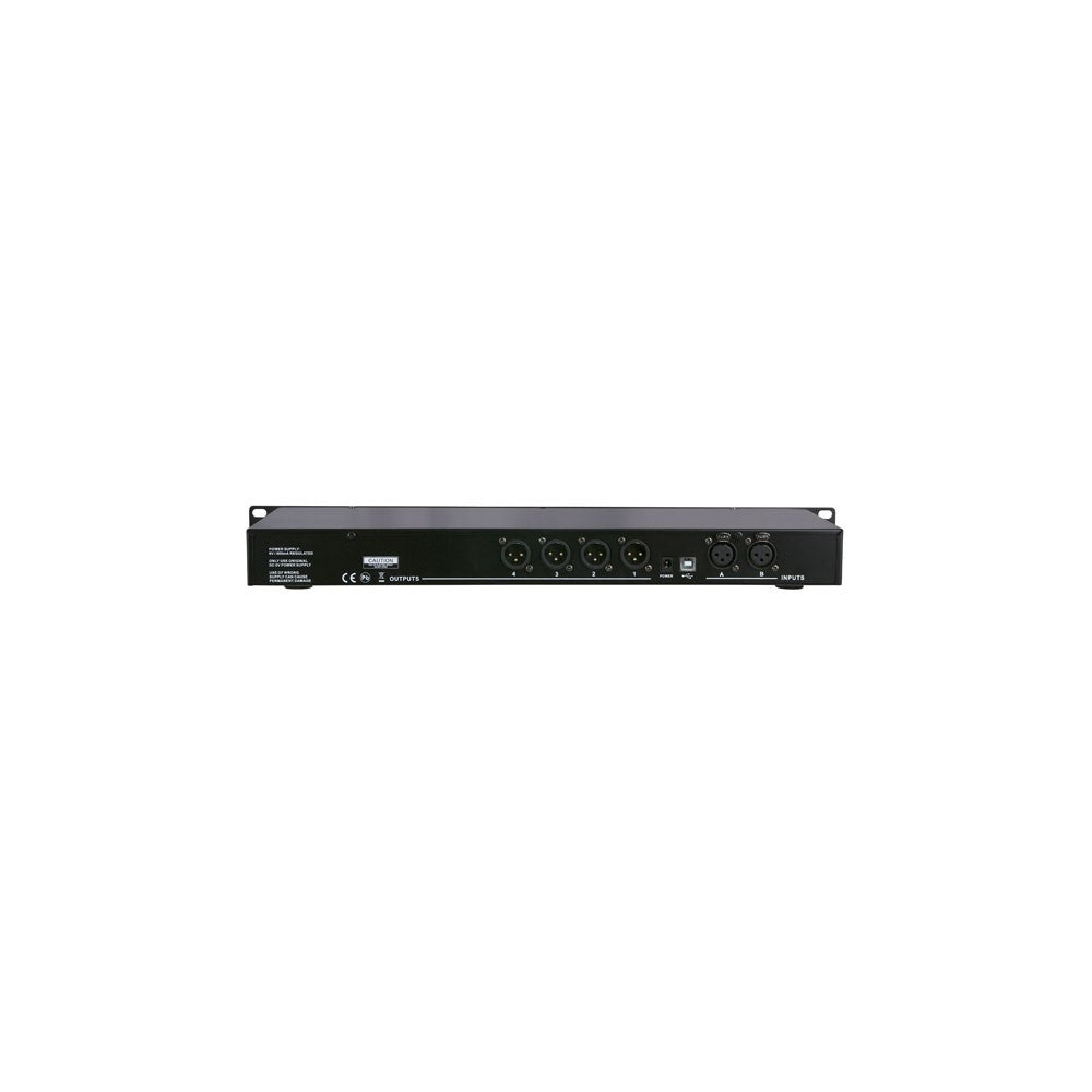 DAP-Audio DCP-24 MKII Crossover digitale 2-in, 4-uscite