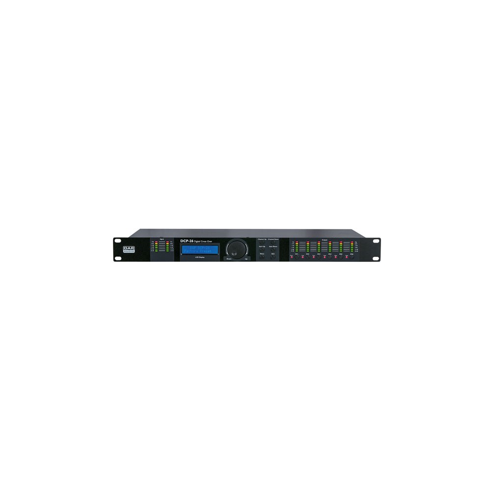 DAP-Audio DCP-26 MKII Crossover digitale 2-in, 6-uscite