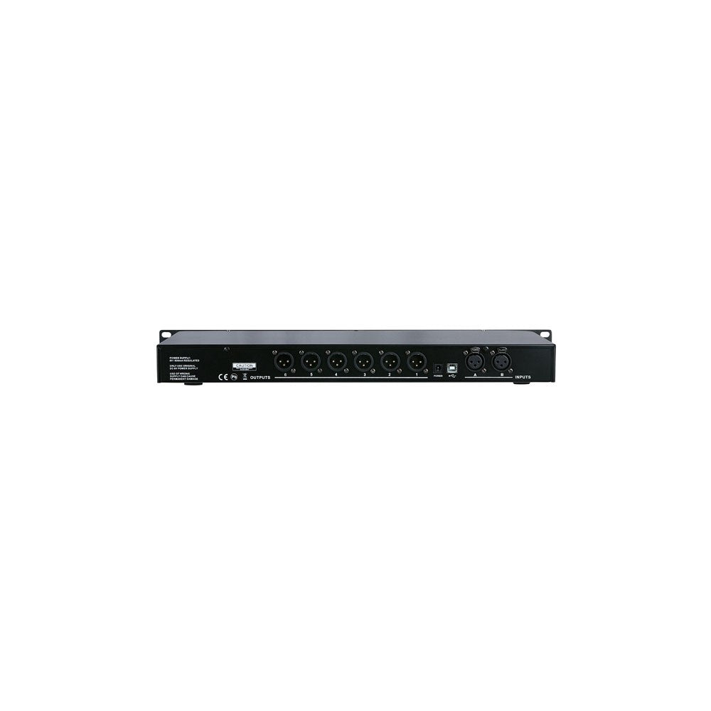 DAP-Audio DCP-26 MKII Crossover digitale 2-in, 6-uscite