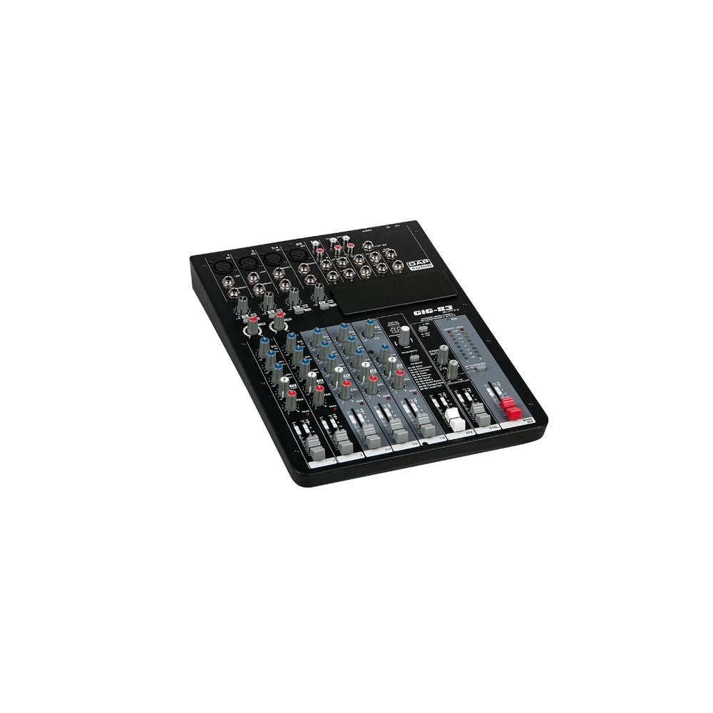 Mesa de mezclas en vivo DAP-Audio GIG-83CFX de 8 canales, con dinámicas y DSP