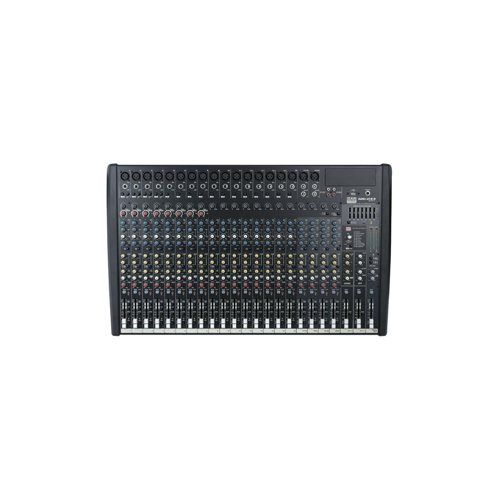 DAP-Audio GIG-244CFX Mixer live a 24 canali, comprensivo di dinamiche e DSP