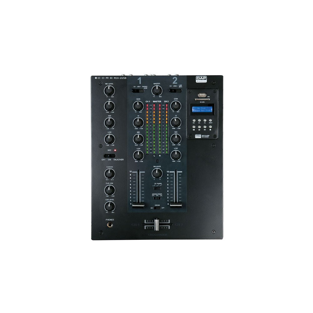 DAP-Audio CORE MIX-2 USB Mixer per DJ a 2 canali con interfaccia USB