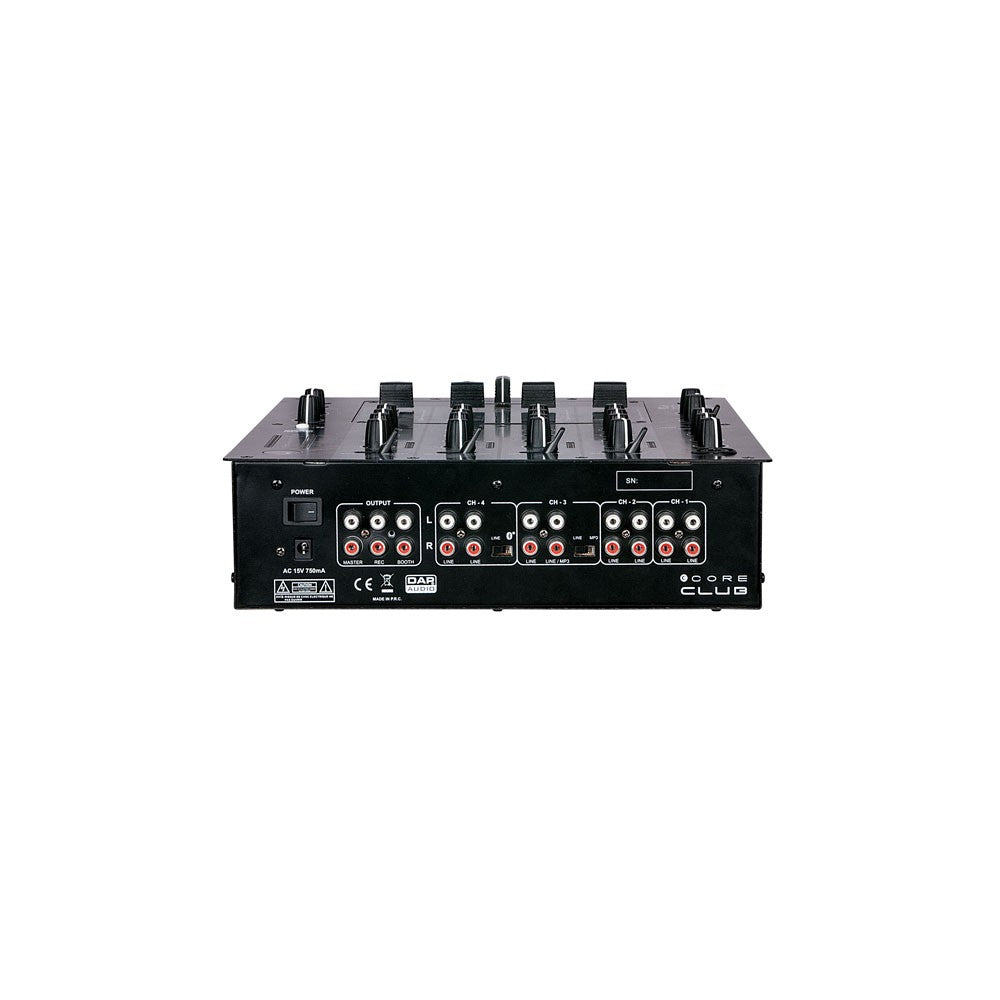 DAP-Audio CORE Club Mixer 4-Channel DJ Mixer